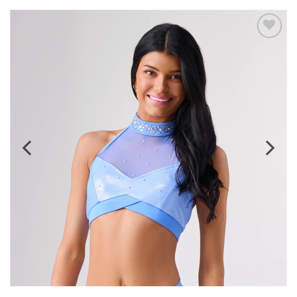Satin Stitches Sweetheart Halter Top